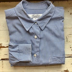 Brooks Brothers Blue/White Gingham Button Down